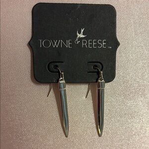 Towne & Reese Silver Dangle Earrings